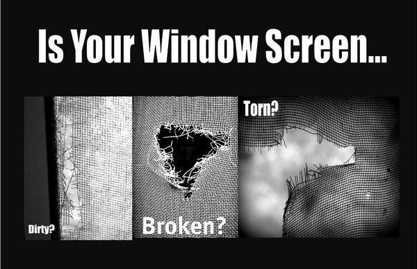 Custom Fabrication-we can repair your broken/torn screens