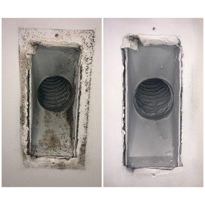 Vent cleaning- mold in the vent