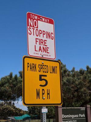 Park Speed Limit: 5 MPH