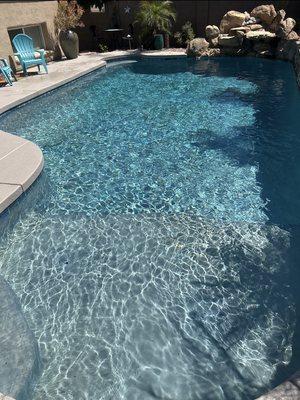 A sparkling clean pool courtesy of Horton Aquatics!