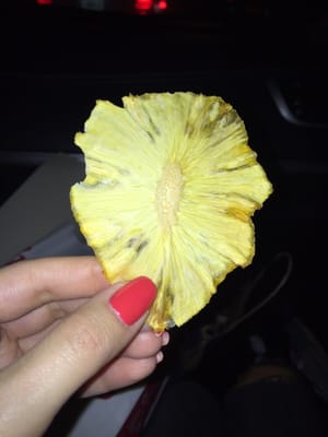 Dried pineapple :)