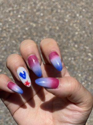 4th July  nails