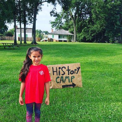 She loved Summer History Camp at Magnolia Mound