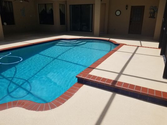 After. Pool deck restoration