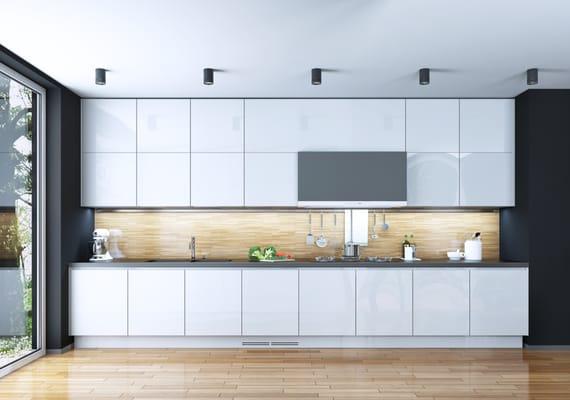 Custom Acrylic Kitchen Cabinets