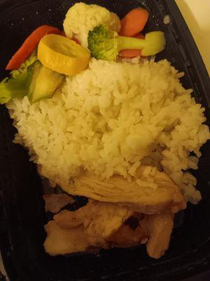 Chicken & Rice with veggies Free Meal