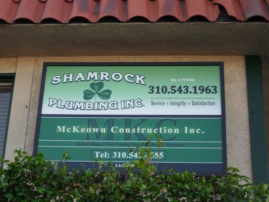 McKeown Construction and Shamrock Plumbing