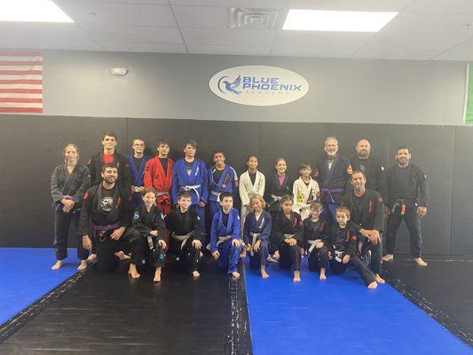 Kids jiu-jitsu class