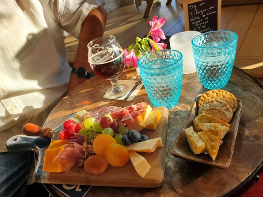 Small charcuterie plate.