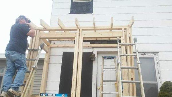 East Syracuse porch rebuild