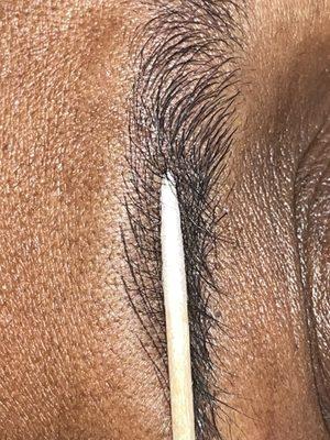 Phi brows microblading, simulating natural hairstrokes