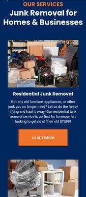 Junk removal for home and business