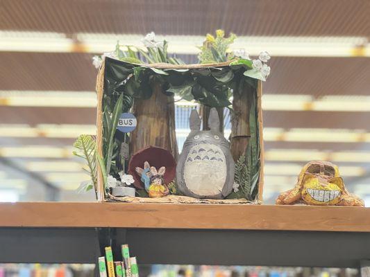 Super cute Totoro shadow box