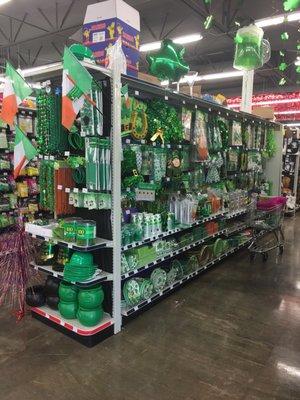 Getting ready for Saint Patrick day party