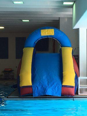 Water slide is a great option for outdoors or in doors