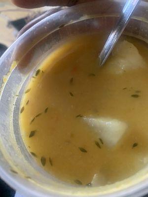 Cowfoot  aka yellow beans soup