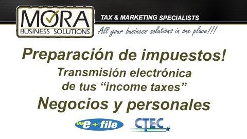 Preparadores de impuestos profesionales en Salinas CA. Transmisión electronica reportes de income taxes para negocios y personales.