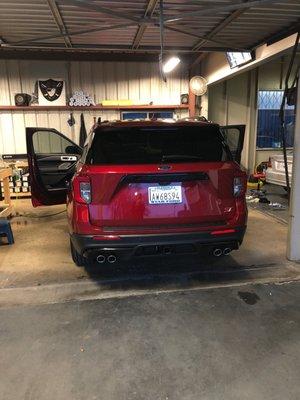 Tinting Ford Explorer