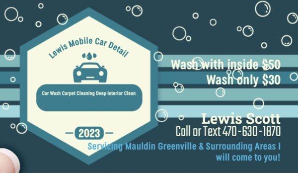 Lewis Mobile Car Detailing 