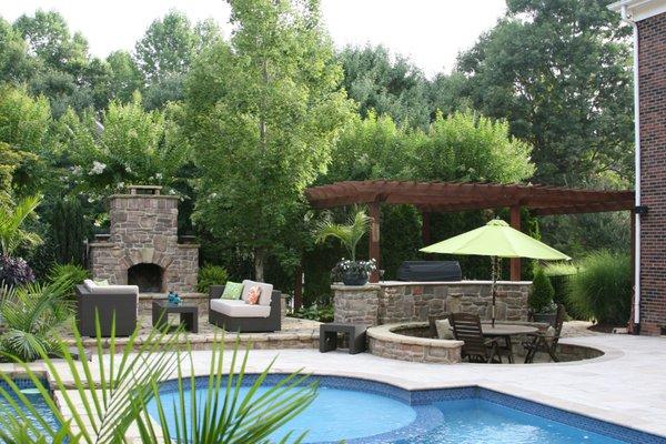 Backyard oasis