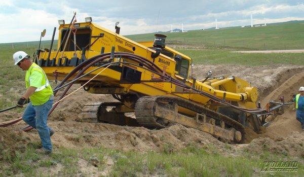 Wind Farm Trenching