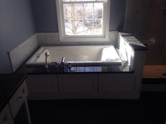 Custom tub and shower