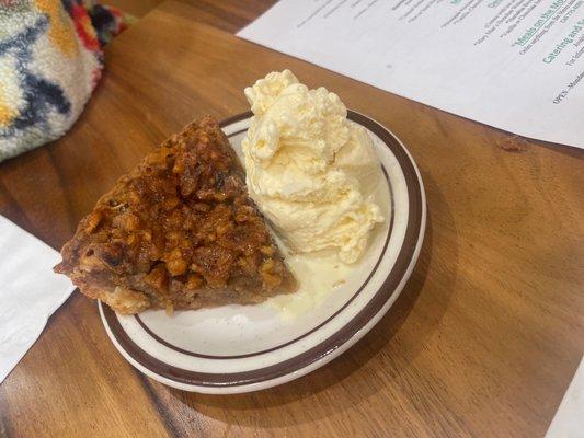 Homemade walnut pie