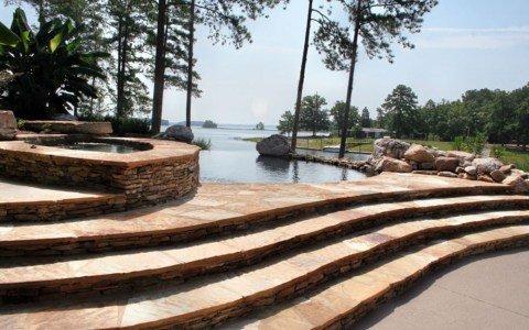 Vanishing edge pool over Lake Murray.