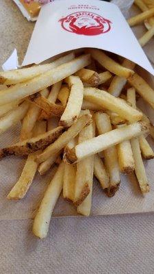 Fresh, hot, and filled fries!