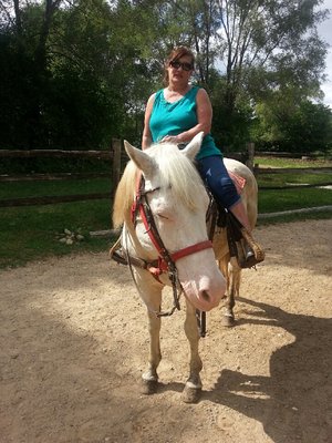 Me & 2feathers .I will be going again soon.hopfully 2feathers will be avalible to ride..