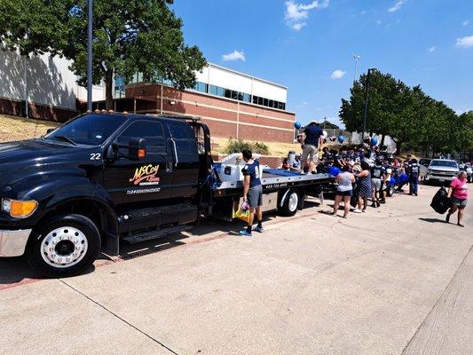 Irving Nimitz High School Varsity Football Parade