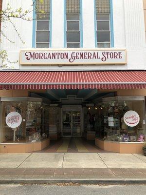 Located on the mezzanine level inside Morganton General Store!