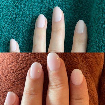 Requested nail vs the amazing replication Tammy achieved for me