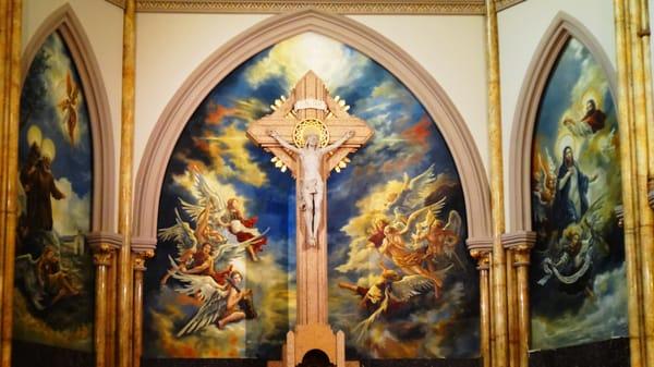 Beautiful murals captures the spirit of the Capuchin Community.