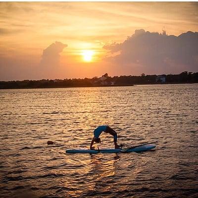 Wheel pose.