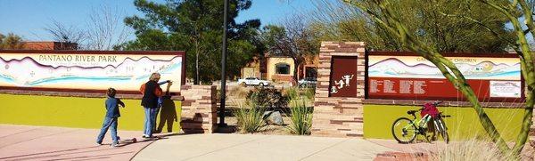 Pantano River Park commemorative tree dedication site