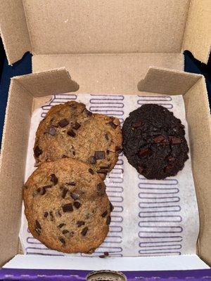 Vegan Chocolate Chunk, Vegan Double Chocolate Chunk