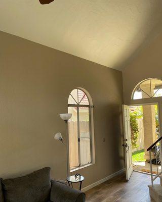 Ceiling, wall and baseboard painting