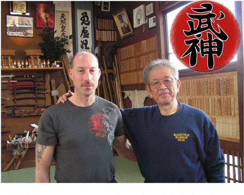 After testing at the Honbu dojo in Japan with Grand master Masaaki Hatsumi