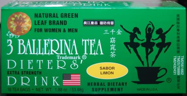 Our most popular flavor Lemon Diet Tea.