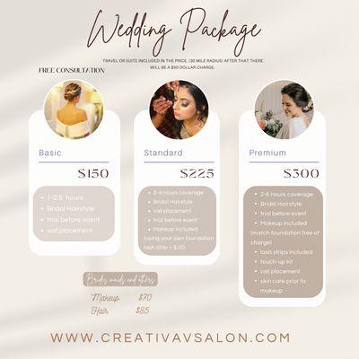 Bridal package