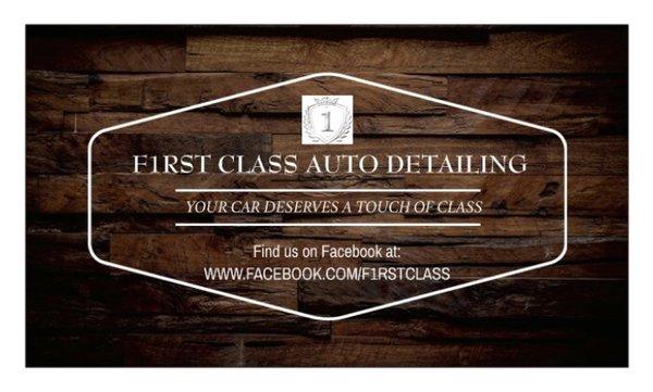 F1rst Class Auto Detailing