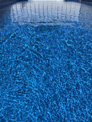 Sparkling clean pool