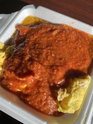 FS fiesta omelette with Ranchero