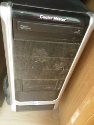 Dirty computer tower