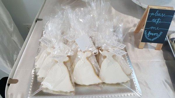 Custom wedding sugar cookies