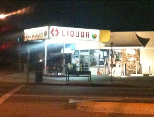 Corner liquor store