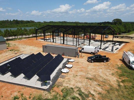 Ranch Ground Solar System Installation