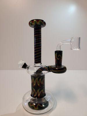 Hand-blown rig by @breezyglass