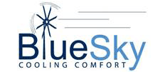 Logo for Blue Sku Cooling our of Florida, Seo and Web design by FITS NH